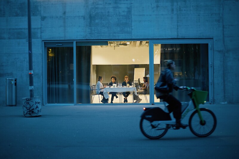 Having a rich conversation related to migration and identity , Zurich, May 2024, Photo taken by Helena Börjesson