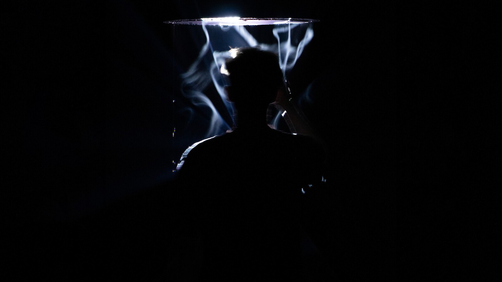 Permeable || Gaëtan Merminod & Dominik Näf || Permeable merges the terrestrial and the aquatic into a unified environment, where defined boundaries dissolve into the immersive, volumetric nature of mist. Through experimentation with light and water, the work explores the threshold between two worlds, making the invisible tangible.