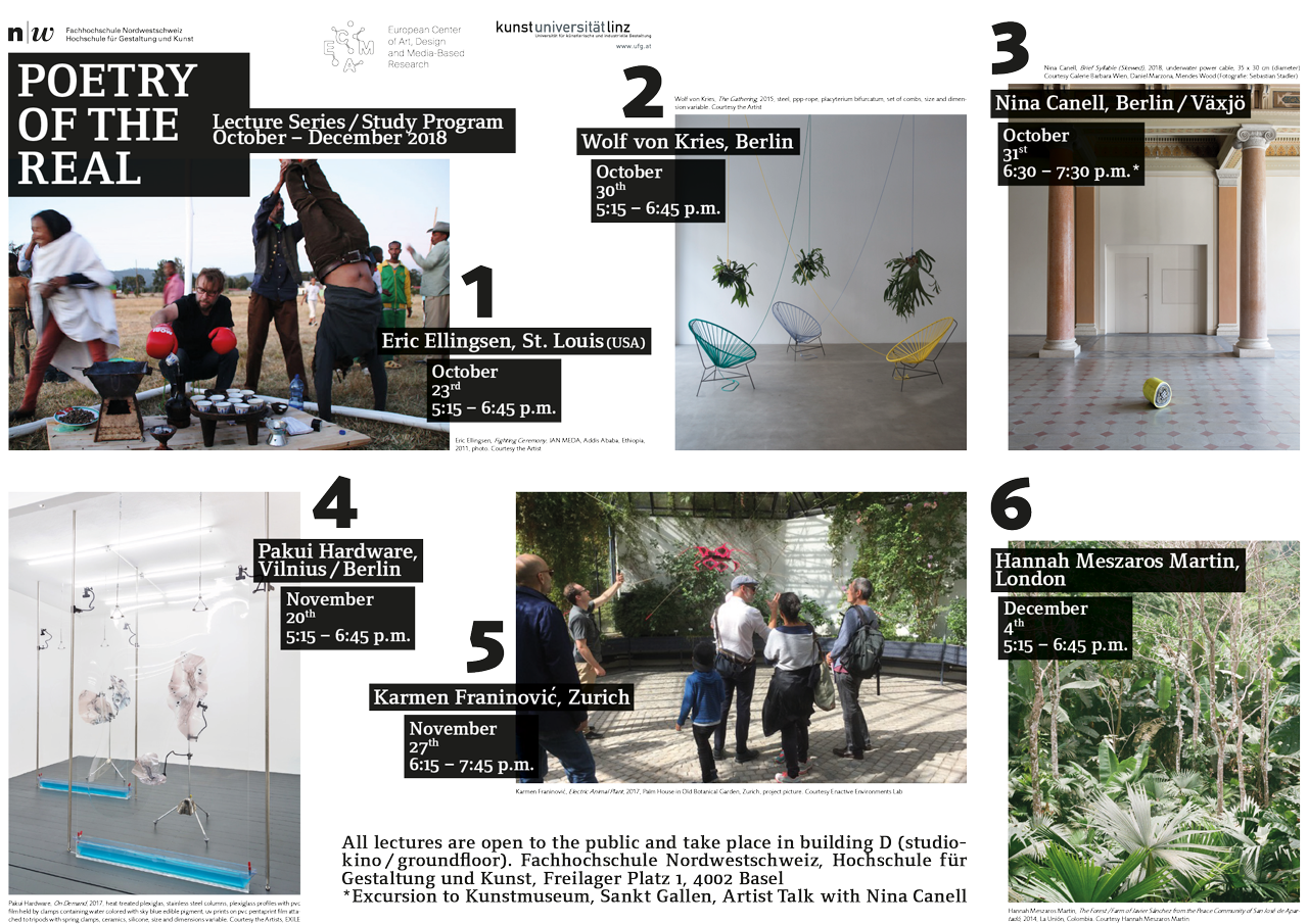 Karmen Franinović || Lecture: The Joy of not Knowing : With Active Materials || 27.11.2018