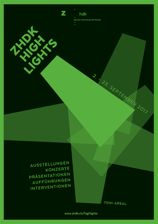 ZHdK Highlights mit Interaction Design-Beiträgen