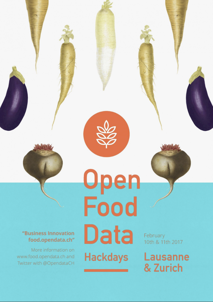 Open Food Data Hackdays, ZHdK, 10. und 11. Februar 2017