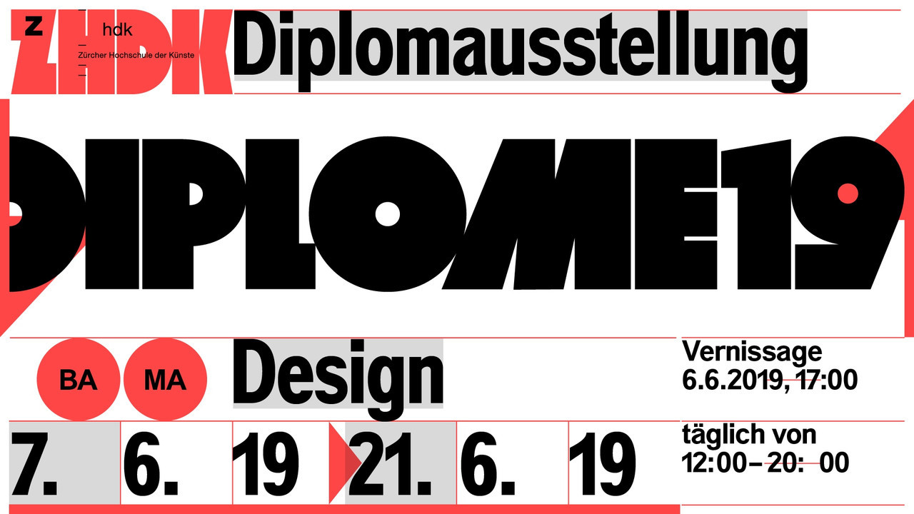 Diplomausstellung 2019 Design