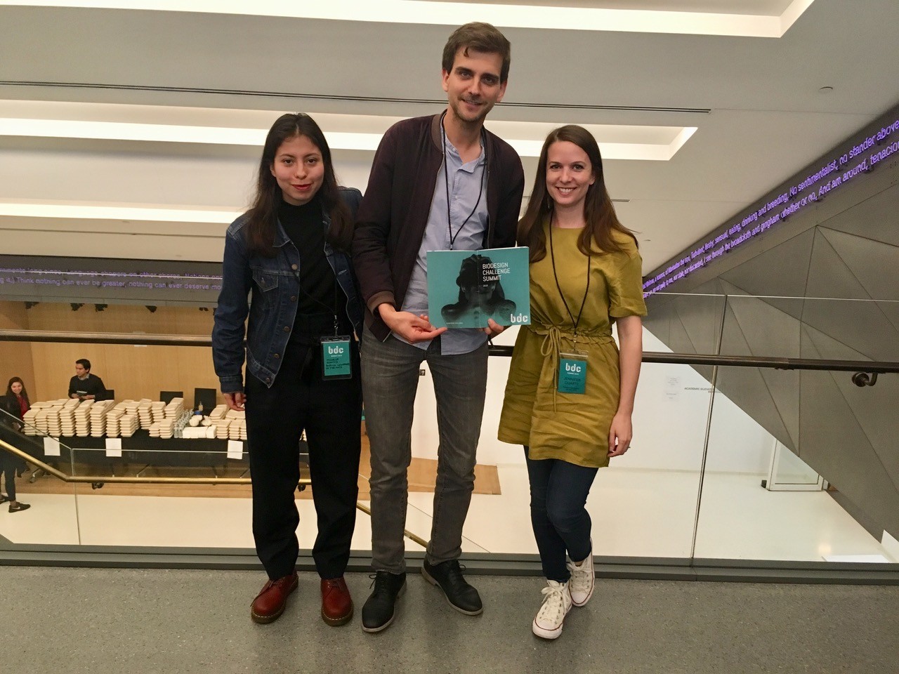 Interaction Design students presenting at the Biodesign Challenge Summit this week, at MoMA and Parsons