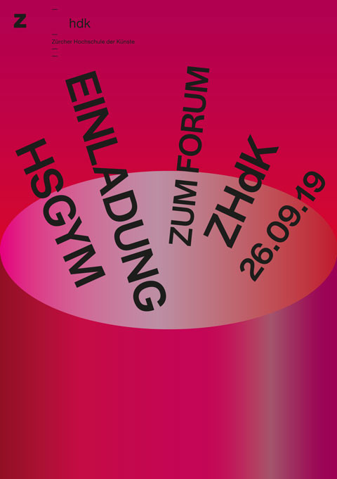 HSGYM-ZHdK-Tag der Mittelschulen || 26. September 2019