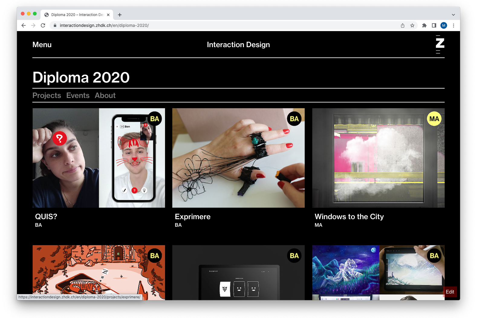 Diplomausstellung 2020