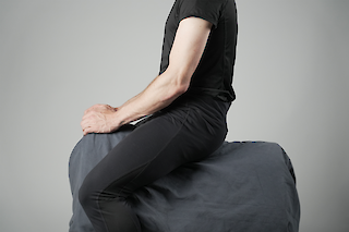 Rider on a sculpted back of Fou