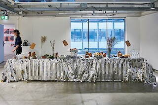 Attachment Apéro, IxDA Education Summit, Bamna Dadashzadeh, Photography Duy Bui, 2023