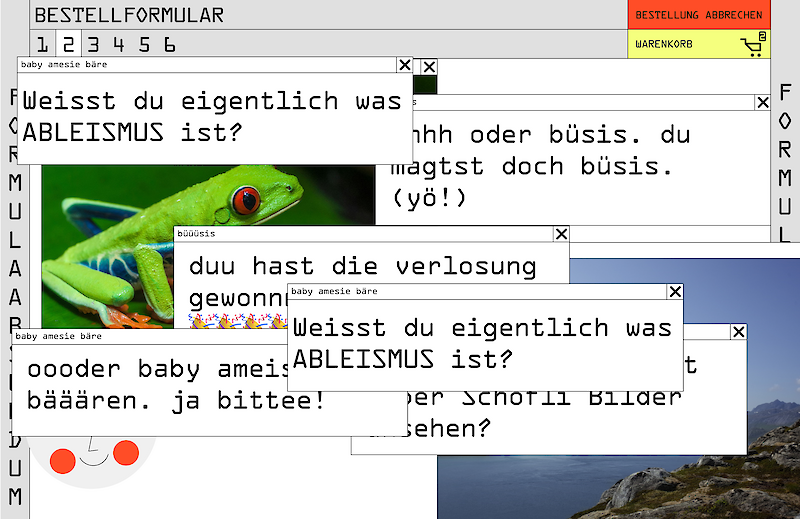 Formula Absurdum Hürde: Pop Ups
