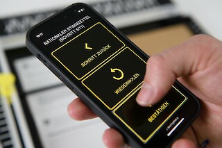 Die Applikation führt durch den Prozess