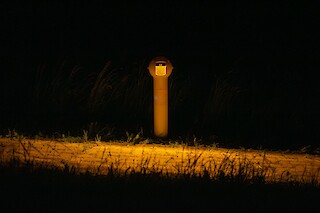 Eco Mode uses pure Amber LEDs to disrupt the nocturnal environment as little as possible - © ZHdK - Loïc Hommel
