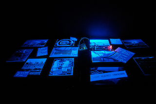 First prototype. Journal Installation problematizing the topic