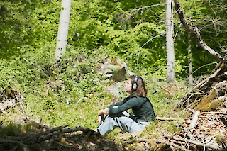 Guided Forest Meditation, Safiental, May 2024, Photo taken by Niklas Kammel