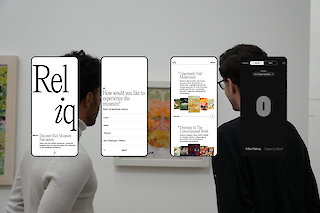 Reliq, Curatorial Interface, Narrative Canvas