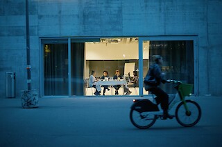 Having a rich conversation related to migration and identity , Zurich, May 2024, Photo taken by Helena Börjesson