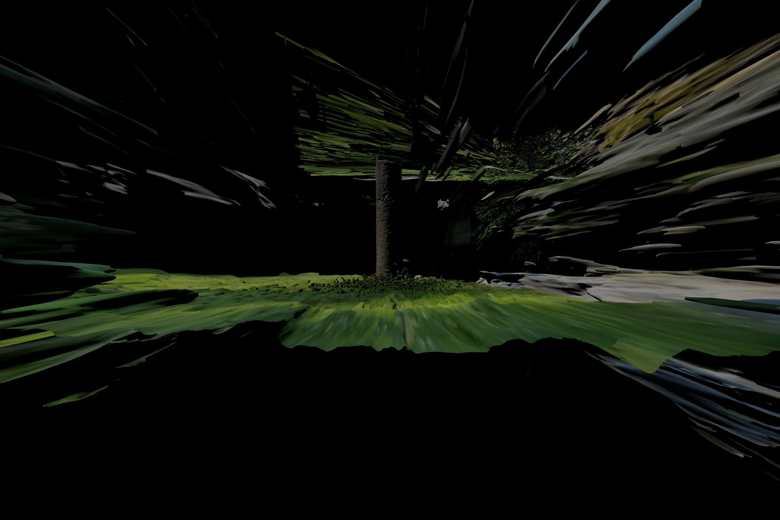 How is the world perceived when smelling is the primary sense?